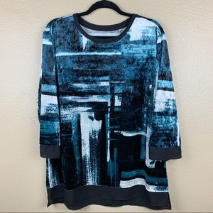 Velvet Long Sleeve Shirt